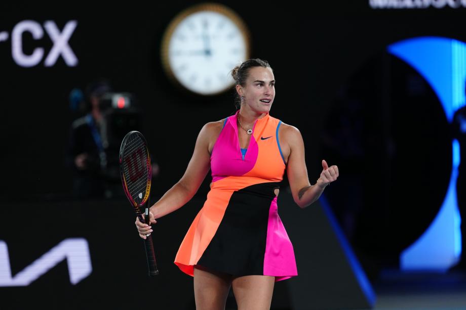 [图]萨巴伦卡2-0横扫斯维托丽娜 连续4年晋级澳网决赛